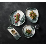 Churchill Tide Black Triangle Chefs Plates 255 x 203mm (12 Pack)
