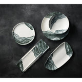 Churchill Tide Black Chefs Geo Plates 280 x 153mm (12 Pack)