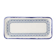 Dudson Harvest Moresque Rectangle Platters Blue 330x152mm (6 Pack)