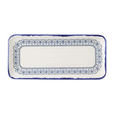 Dudson Harvest Moresque Rectangle Platters Blue 330x152mm (6 Pack)