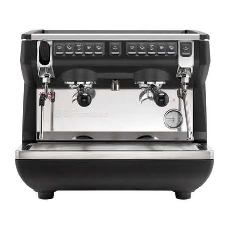 Nuova Simonelli Appia Compact 2 Group Coffee Machine with Autosteam Wand Black