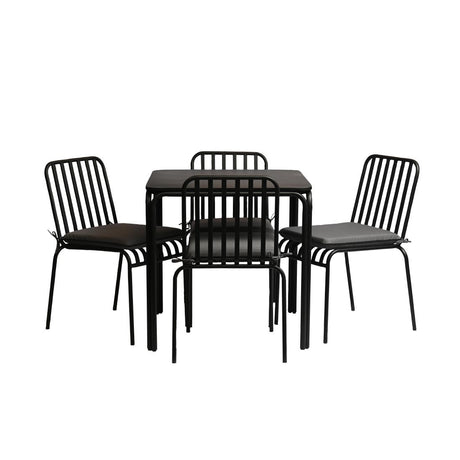 Tenby Outdoor Dining Set Onyx (2 Dining Sets Pack)