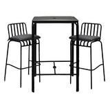 Tenby Outdoor Poseur Set Onyx (2 Sets Pack)