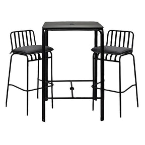 Tenby Outdoor Poseur Set Onyx (2 Sets Pack)