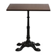 Pavia Square Dining Table Dark Walnut 700x700mm (2 Pack)