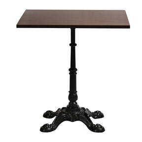 Pavia Square Dining Table Dark Walnut 700x700mm (2 Pack)