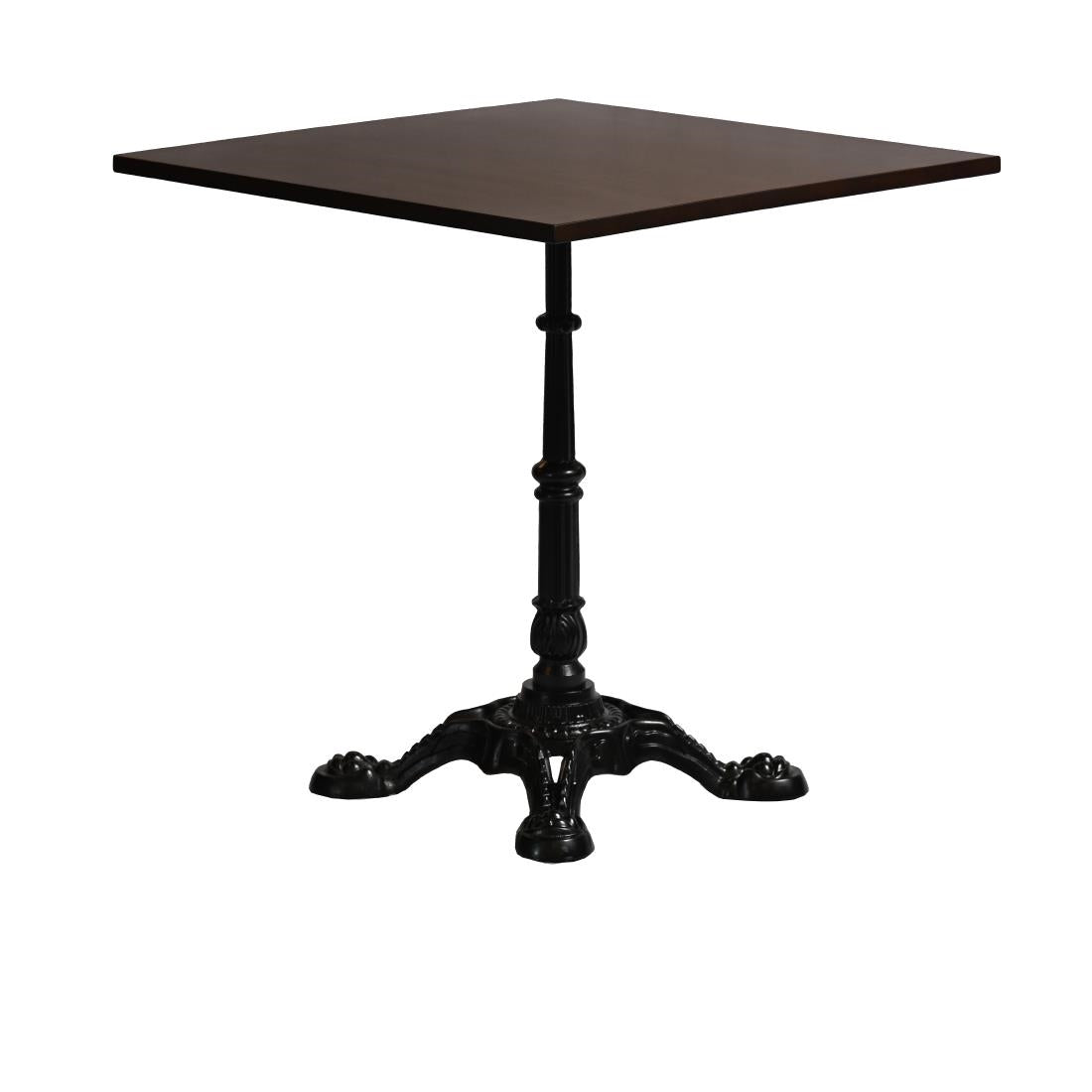 Pavia Square Dining Table Dark Walnut 700x700mm (2 Pack)