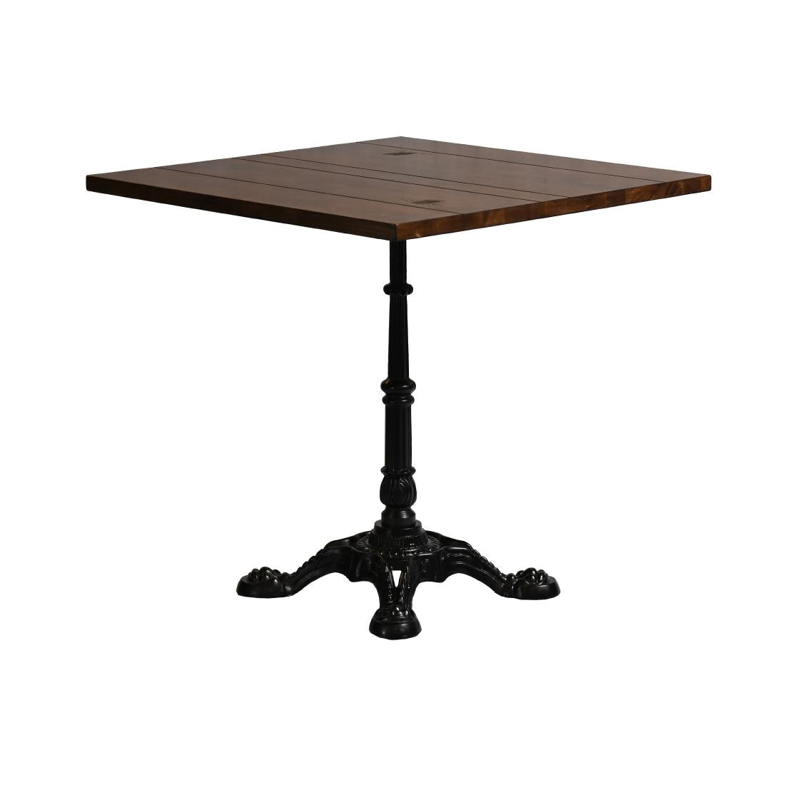 Pavia Square Dining Table Vintage Wood 700x700mm (2 Pack)