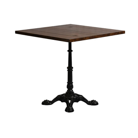 Pavia Square Dining Table Vintage Wood 700x700mm (2 Pack)