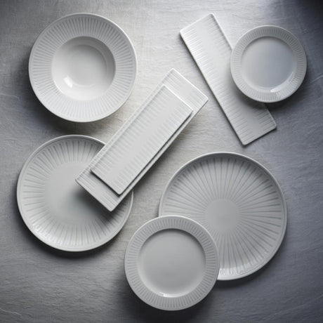 Churchill Era Grey Chefs Oblong Plates 298x152mm (12 Pack)