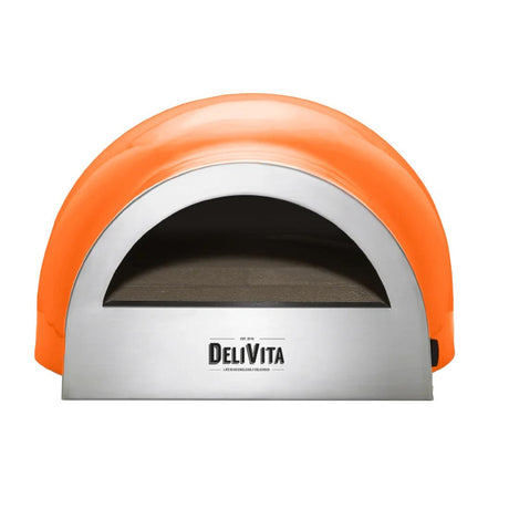 Delivita Dual Fuel Gas Pizza Oven Orange Blaze