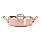 De Buyer Inocuivre Saute Pan with Lid Brass 20cm