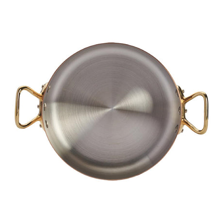 De Buyer Inocuivre Saute Pan with Lid Brass 20cm