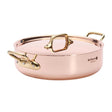 De Buyer Inocuivre Saute Pan with Lid Brass 24cm