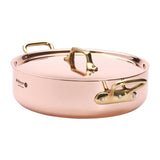 De Buyer Inocuivre Saute Pan with Lid Brass 24cm