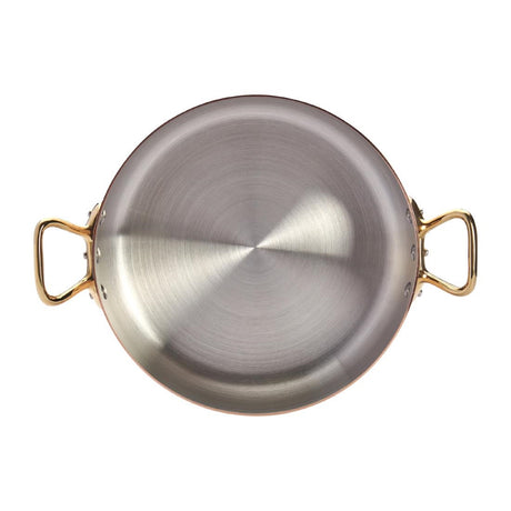 De Buyer Inocuivre Saute Pan with Lid Brass 24cm