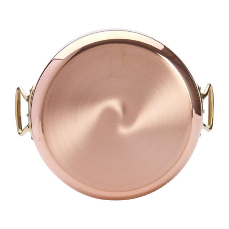 De Buyer Inocuivre Saute Pan with Lid Brass 28cm
