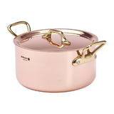 De Buyer Inocuivre Round Stewpan with Lid Brass 16cm