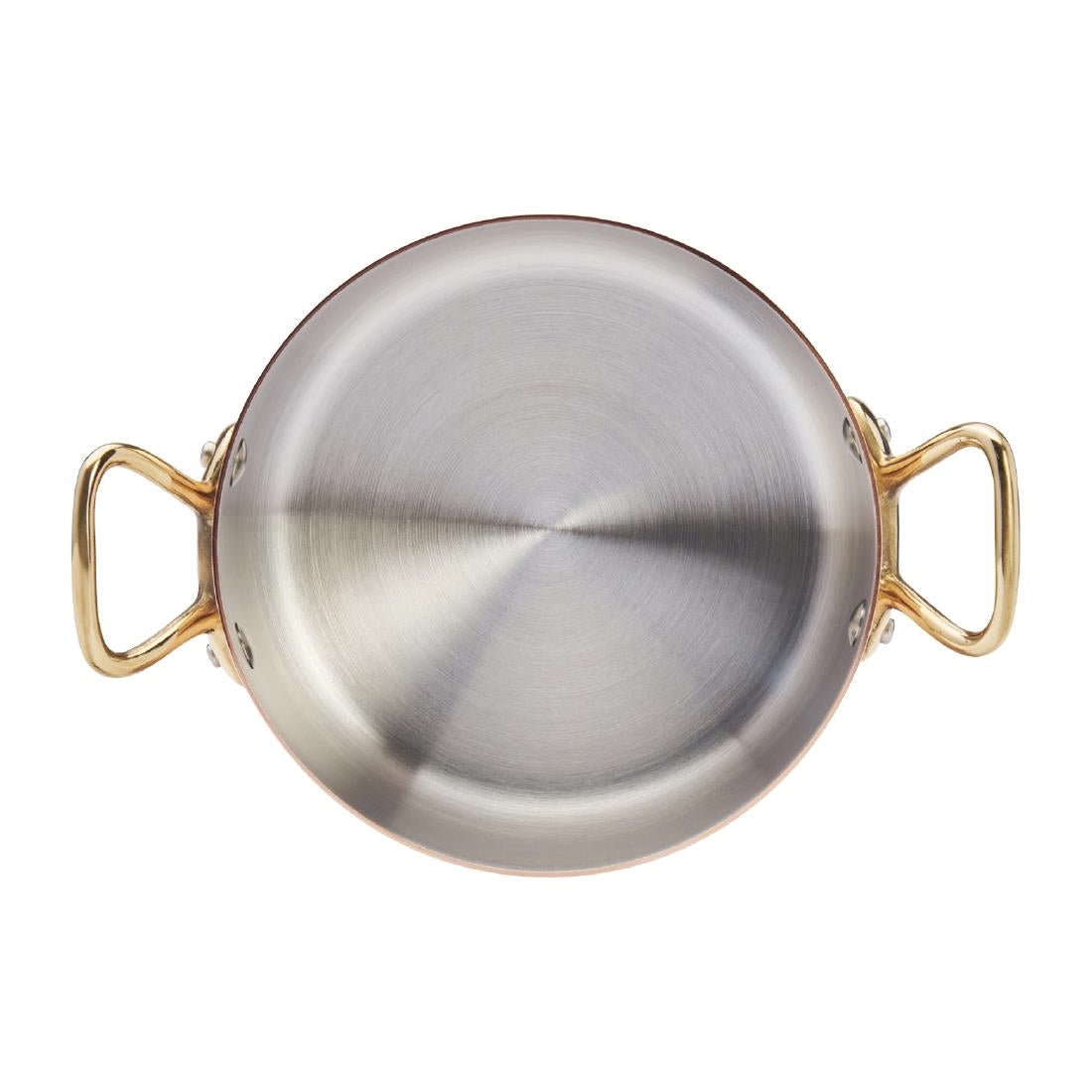 De Buyer Inocuivre Round Stewpan with Lid Brass 16cm