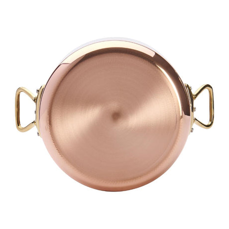 De Buyer Inocuivre Round Stewpan with Lid Brass 20cm