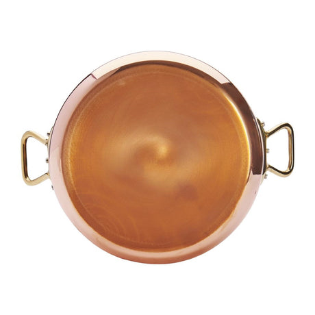De Buyer Inocuivre Round Stewpan with Lid Brass 24cm