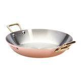 De Buyer Inocuivre Round Dish with Brass Handles 24cm