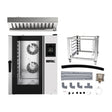 Buffalo Smart Touchscreen Combi Oven 11 x GN 1/1 w/stand Hood & Installation Kit