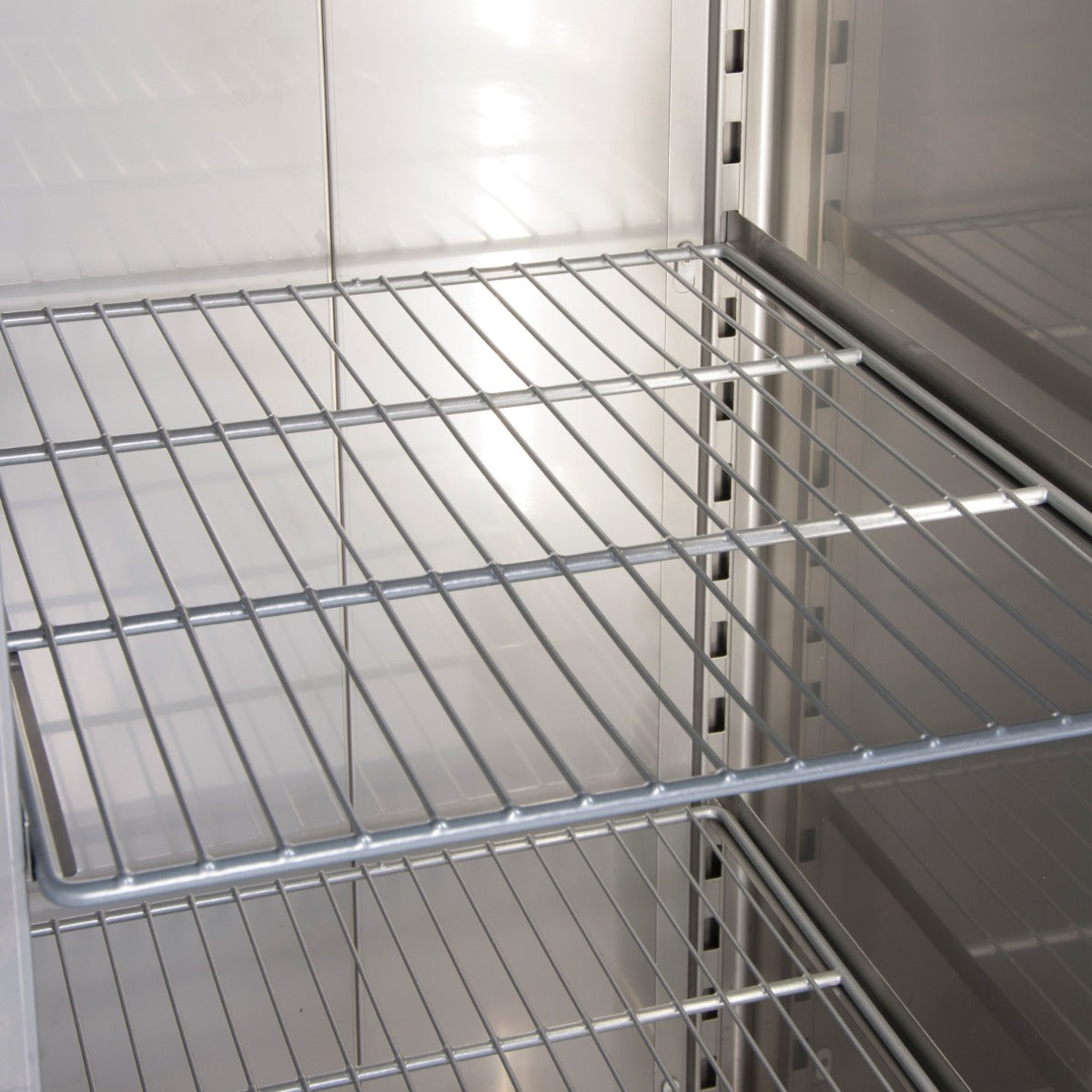 Upright Slim Double Hinged Door Freezer