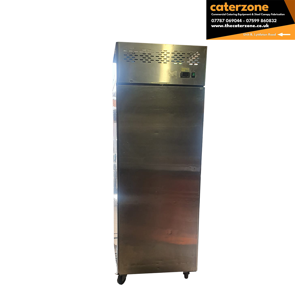 Interlevin Fridge Single Door Upright 73x80x207cm Refurbished