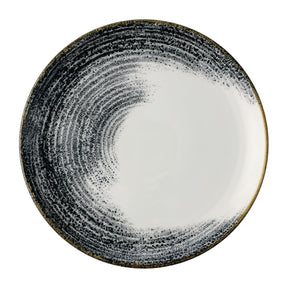 Churchill Homespun Accents Black Evolve Coupe Plates 288mm (12 Pack)