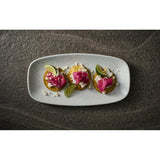 Churchill Delta Grey Oblong Plates 298x153mm (12 Pack)