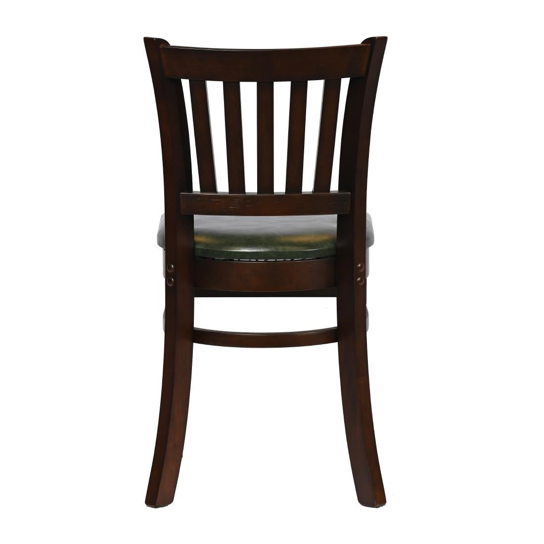 Turin Dining Table with 4 Manhattan Chairs in Dark Walnut & Bison Cedar