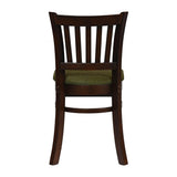 Turin Dining Tables with 4 Manhattan Chairs in Dark Walnut with Shetland Forest