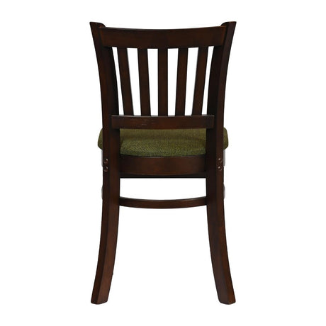 Turin Dining Tables with 4 Manhattan Chairs in Dark Walnut with Shetland Forest