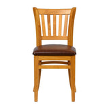 Turin Dining Table with 4 Manhattan Chairs in Soft Oak & Bison Espresso