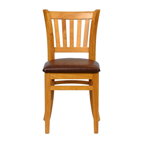 Turin Dining Table with 4 Manhattan Chairs in Soft Oak & Bison Espresso