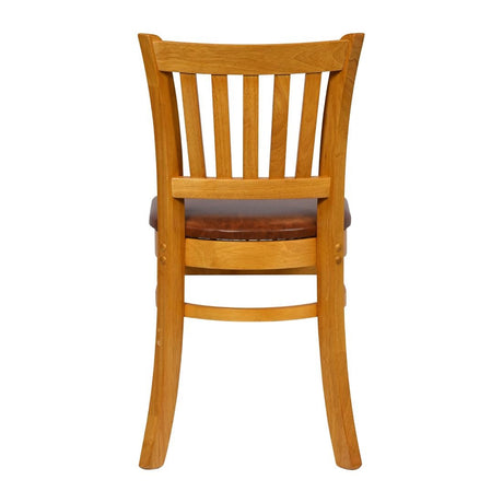 Turin Dining Tables with 4 Manhattan Chairs in Soft Oak & Bison Tan