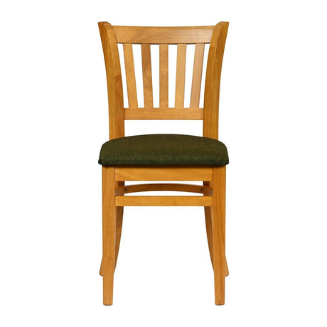 Turin Dining Table with 4 Manhattan Chairs in Soft Oak & Shetland Forest