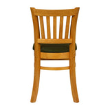 Turin Dining Table with 4 Manhattan Chairs in Soft Oak & Shetland Forest