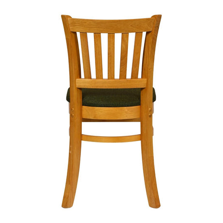 Turin Dining Table with 4 Manhattan Chairs in Soft Oak & Shetland Forest