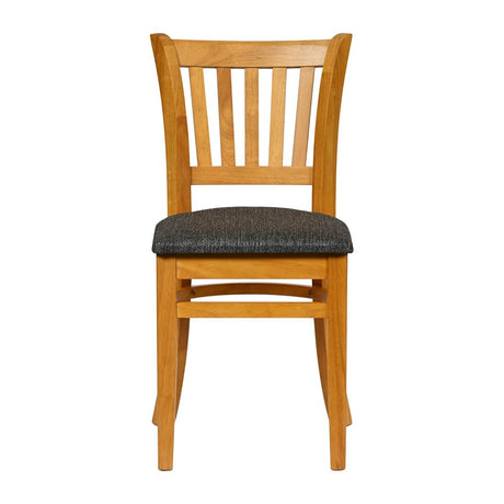 Turin Dining Table with 4 Manhattan Chairs in Soft Oak & Shetland Smoke