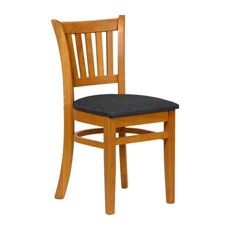 Turin Dining Table with 4 Manhattan Chairs Soft Oak & Shetland Sea