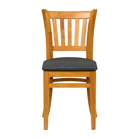 Turin Dining Table with 4 Manhattan Chairs Soft Oak & Shetland Sea