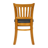 Turin Dining Table with 4 Manhattan Chairs Soft Oak & Shetland Sea