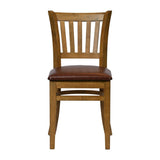 Turin Dining Table with 4 Manhattan Chairs Weathered Oak & Bison Espresso