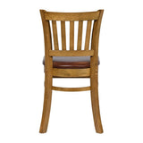 Turin Dining Table with 4 Manhattan Chairs Weathered Oak & Bison Espresso