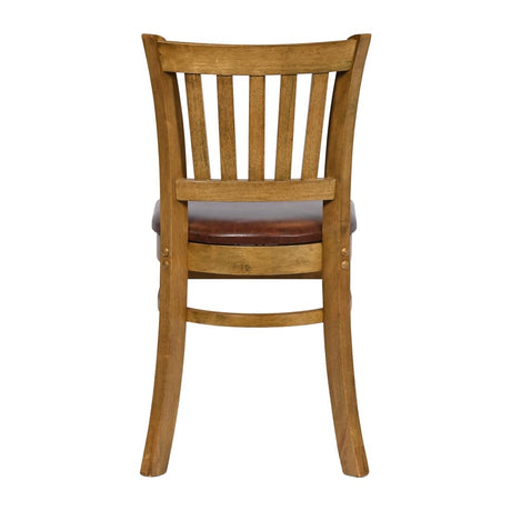 Turin Dining Table with 4 Manhattan Chairs Weathered Oak & Bison Espresso