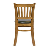 Turin Dining Table with 4 Manhattan Dining Chairs Weathered Oak & Bison Cedar