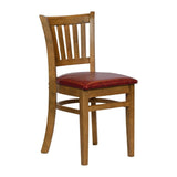 Turin Dining Table with 4 Manhattan Dining Chairs Weathered Oak & Bison Bordeaux