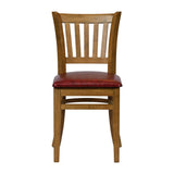 Turin Dining Table with 4 Manhattan Dining Chairs Weathered Oak & Bison Bordeaux